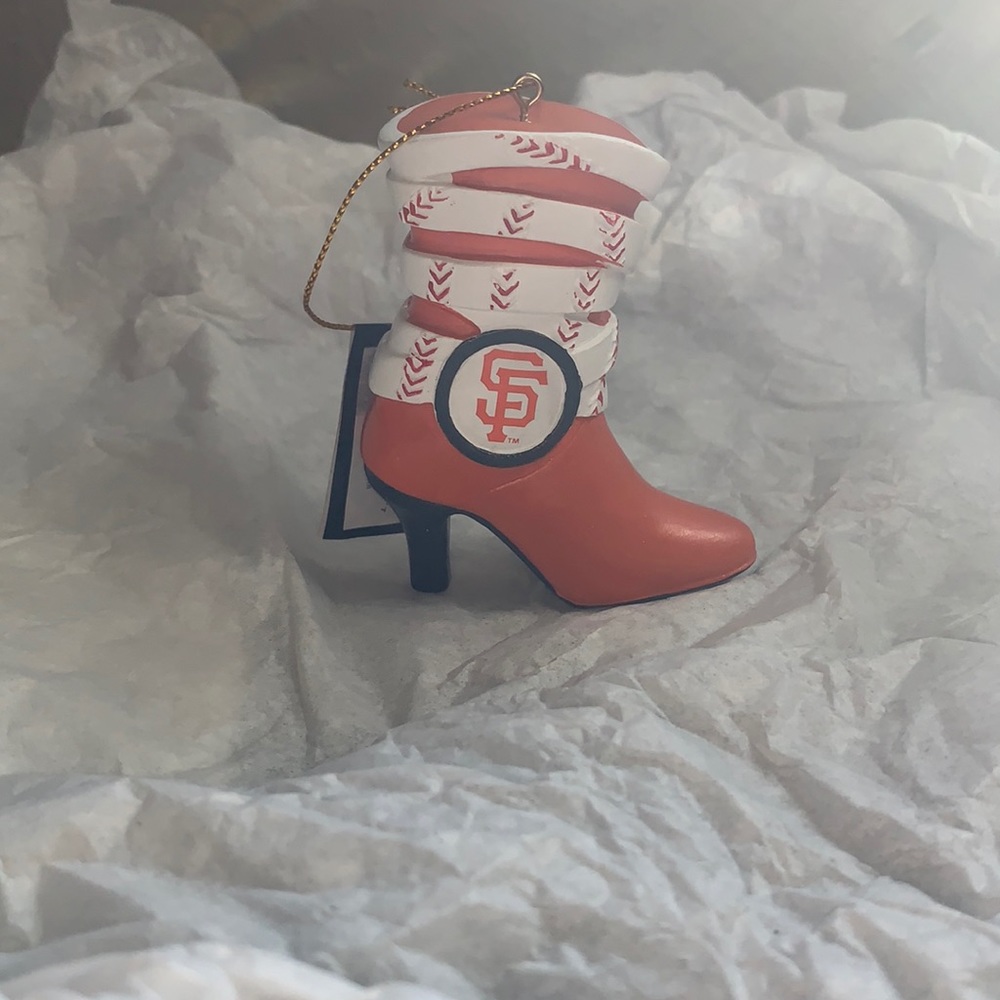 SF Giants Boot Ornament